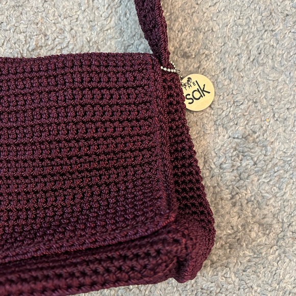 The Sak Purple Woven Shoulder Bag - Picture 2 of 7